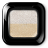 KIKO MILANO - Bright Duo Eyeshadow - 01 Metal White/True Gold - 8059385017785