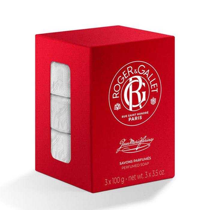 ROGER & GALLET - Jean-Marie Farina Savon Parfumé - 3x100gr - 3701436911607