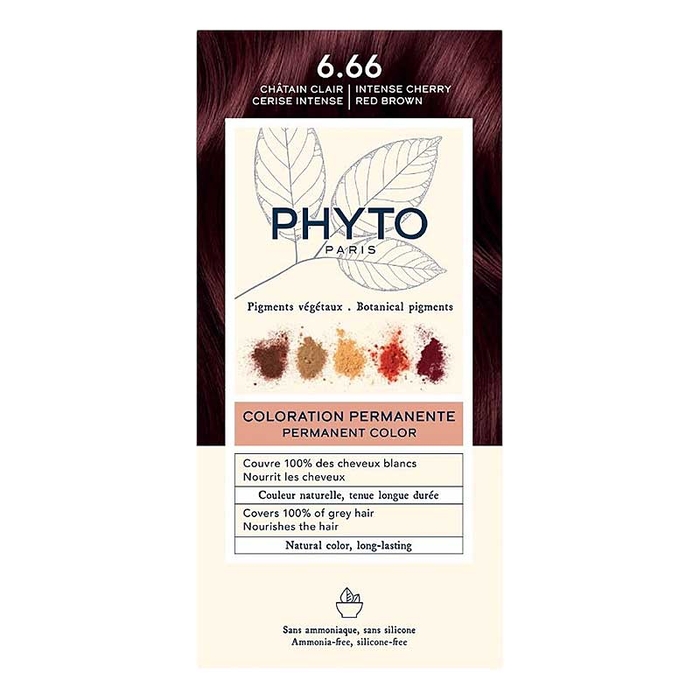 PHYTO - PhytoColor - 6.66 - Intense Cherry Red Brown - - 3701436934729