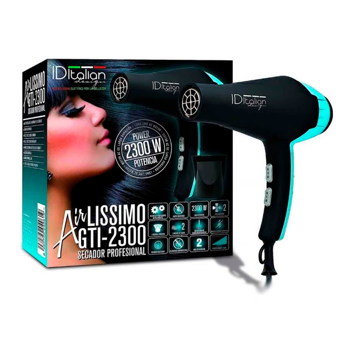 ID ITALIAN - Airlissimo Gti 2300 Hairdryer - Blue - 780gr - 8432729049619