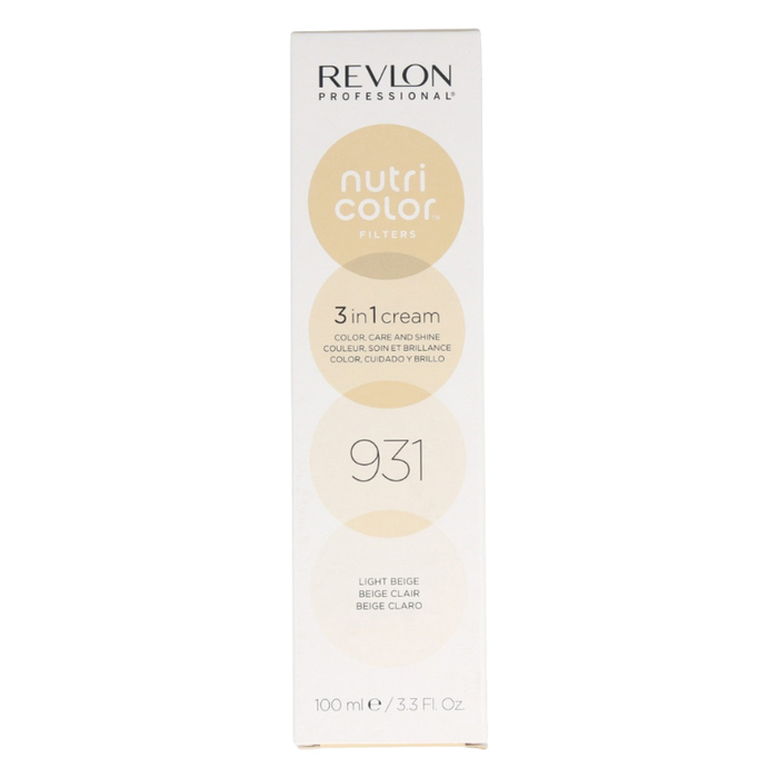 REVLON PROFESSIONAL - Nutri Color Filters 3IN1 Cr -931 Light Beige - 8007376047150