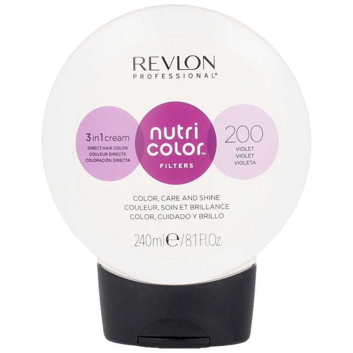 REVLON PROFESSIONAL - Nutri Color Filters 3IN1 Cream-200 Violet 240ml - 8007376047006