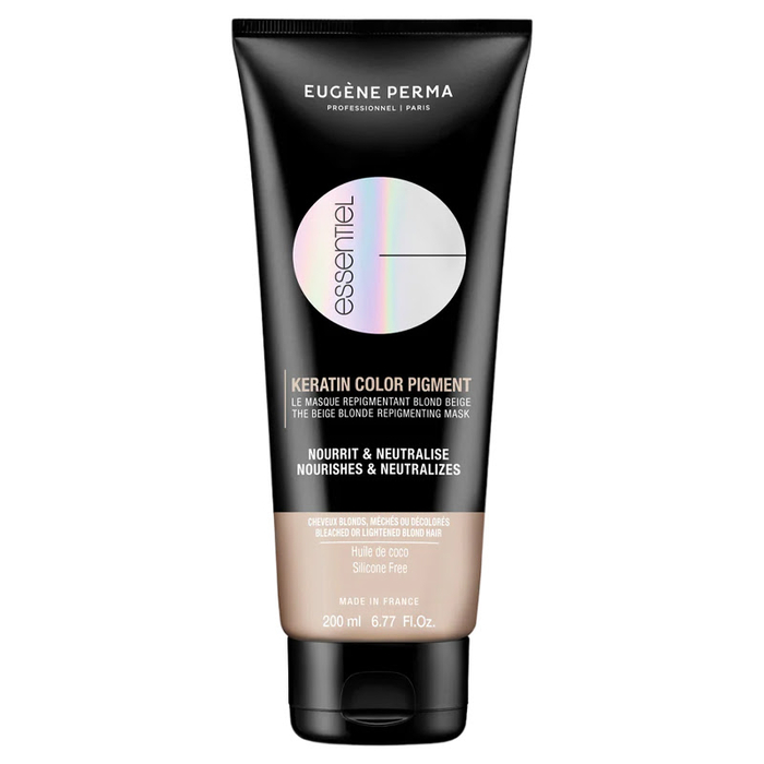 EUGENE PERMA - Essentiel Keratin Color Mask-Beige Blond-200ml - 3140100600049