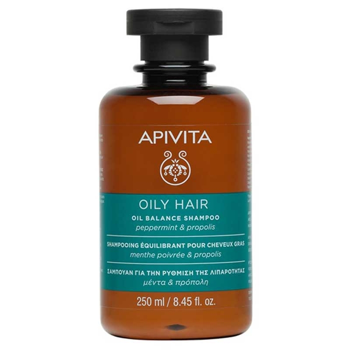 APIVITA - Oily Hair Oil Balance Shampoo - 250ml - 5201279080426