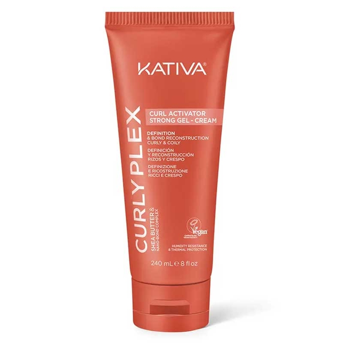 KATIVA - Curly Plex Activator Strong Gel-Cream - 240ml - 7750075066816