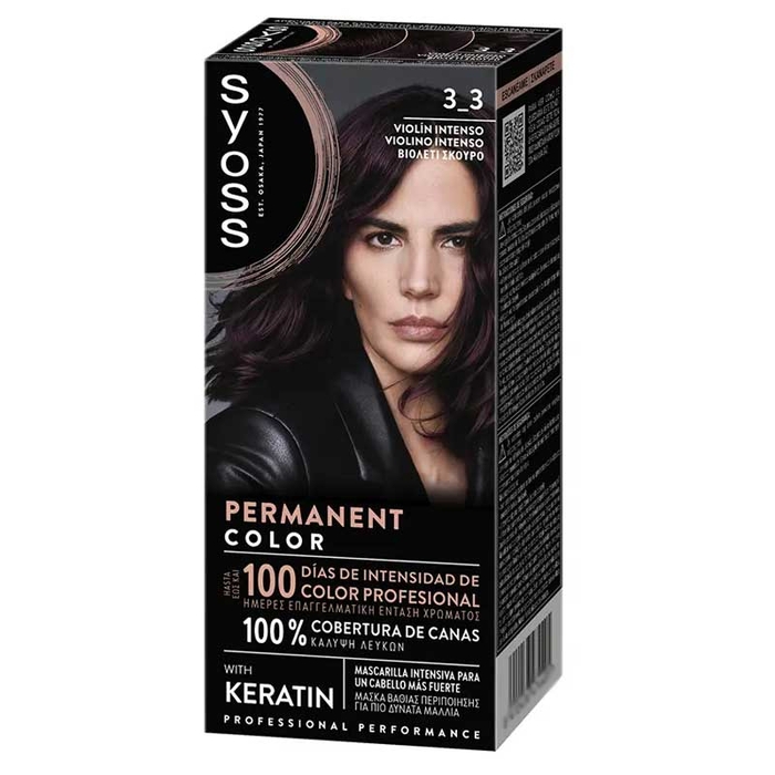 SYOSS - Syoss Permanent Color - 3_3 - Dark Violet - 8410436474405