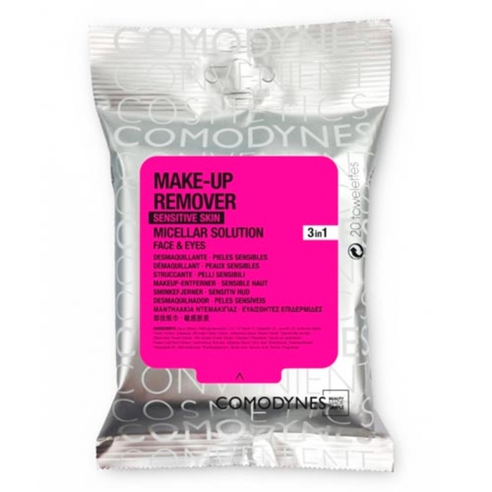 COMODYNES - Make-up Remover Sensitive Skin - 20un - 8428749396208