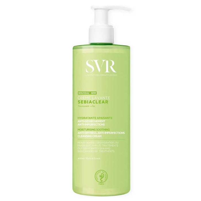 SVR - Sebiaclear Moisturising Sooth Clean Cream-400ml - 3662361003372