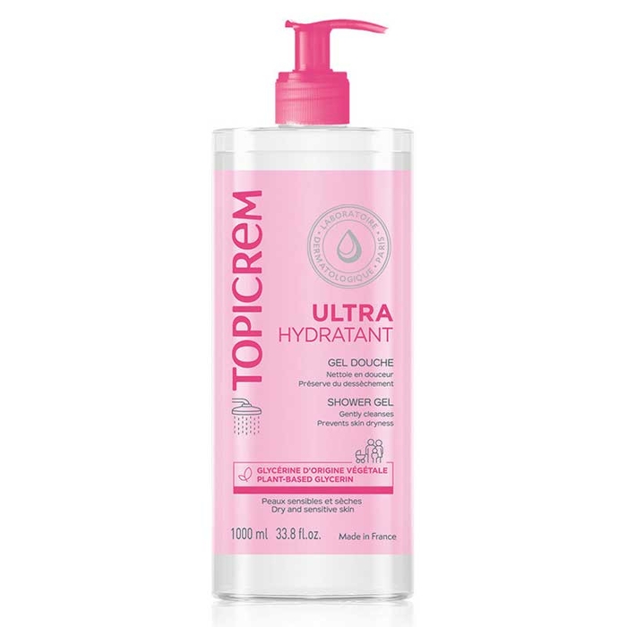 TOPICREM - Ultra Moisturizing Shower Gel - 1000ml - 3700281704389