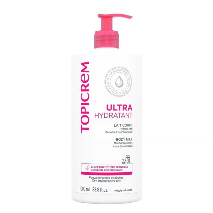 TOPICREM - Ultra Moisturizing Body Milk - 1000ml - 3700281702576