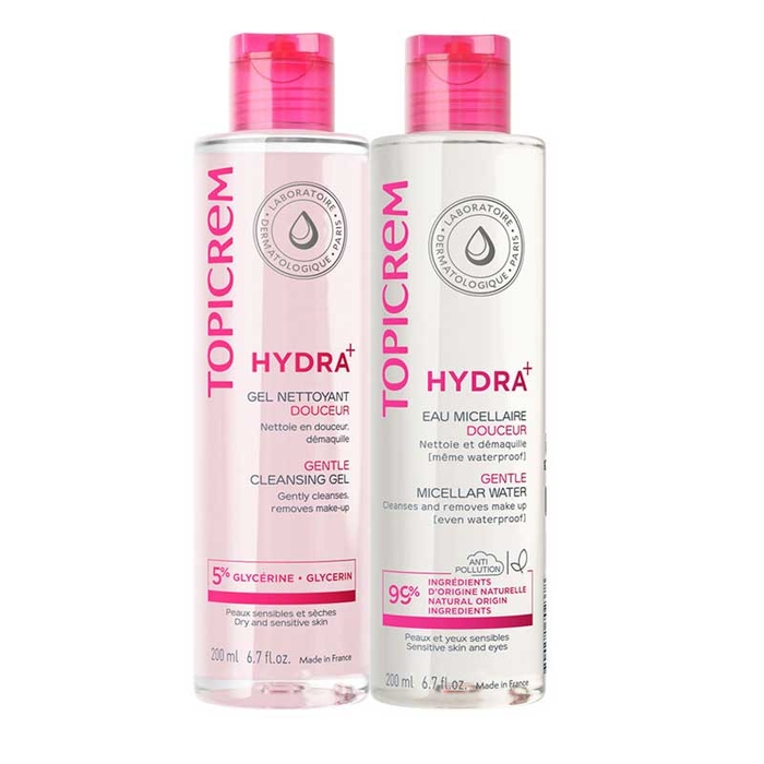 TOPICREM - Hydra+ Facial Routine Kit - 3700281705706