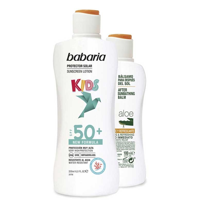 BABARIA - Kids Sunscreen + Aftersun Pack - 8410412705288