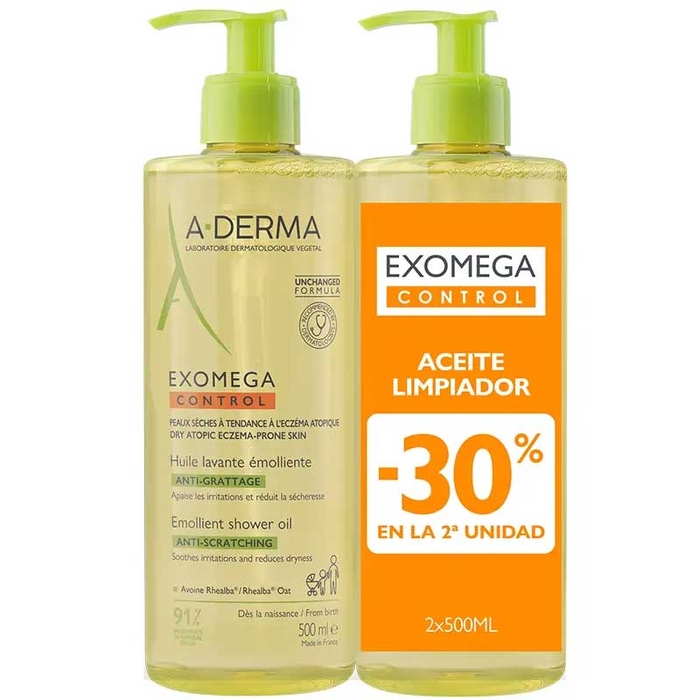 A-DERMA - Exomega Control Shower Oil - 3282779453806