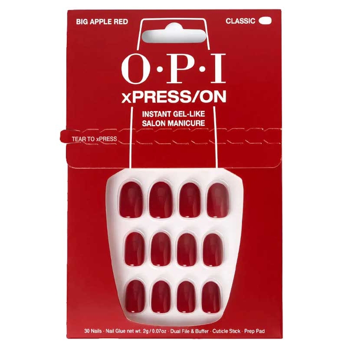 OPI - xPressOn - Classic - Big Apple Red - 30un - 4064665196245