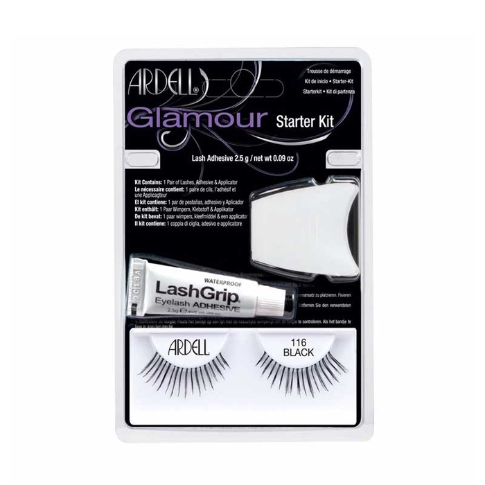 ARDELL - Starter Kit Grip + Applicator + Lashes - 3un - 74764600820