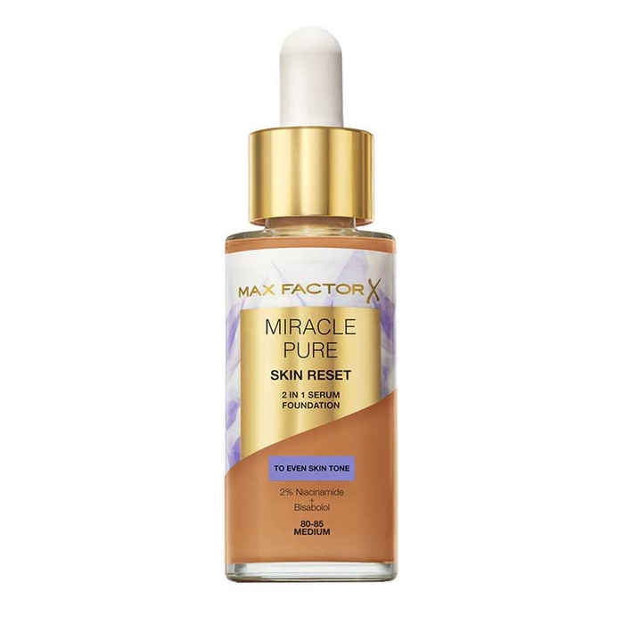 MAX FACTOR - Miracle Pure Serum Foundation - Medium - 30ml - 3616305711717