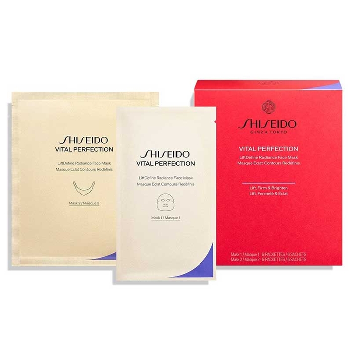 SHISEIDO - Vital Perfection LD Radiance Face Mask - 2x6ml - 729238169579