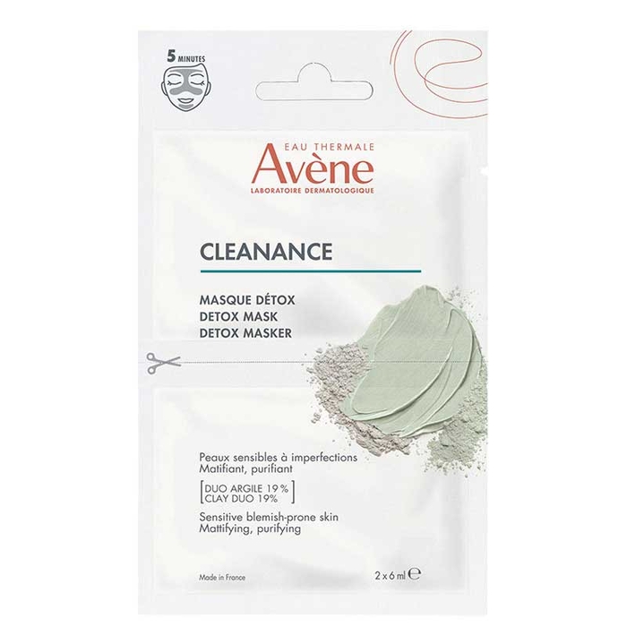 AVÈNE - Cleanance Detox Mask - 2x6ml - 3282770390438