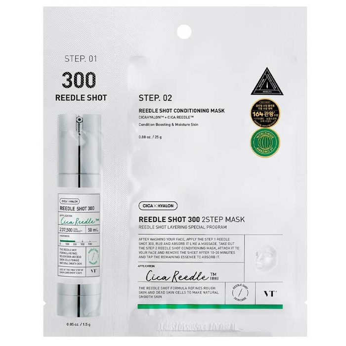 VT COSMETICS - Reedle Shot 300 2Step Mask - 25gr - 8803463006044