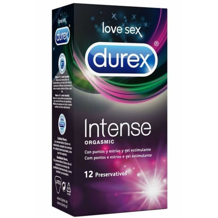 DUREX - Intense Orgasmic Condoms - 12un - 8428076000496