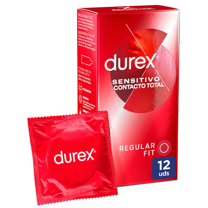 DUREX - Sensitive Full Contact Condoms - 12un - 8428076000502