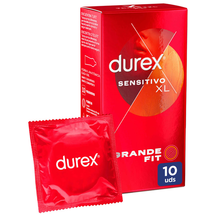 DUREX - Sensitive XL Condoms - 10un - 8428076000410