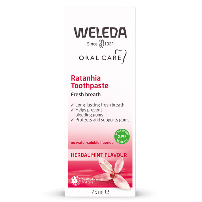 WELEDA - Ratanhia Toothpaste - 75ml - 4001638098083