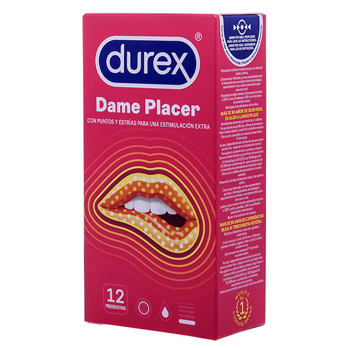 DUREX - Dame Placer - 12un - 8428076000571