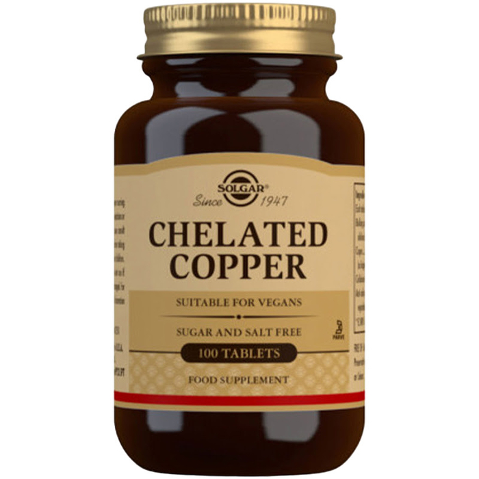 SOLGAR - Chelated Copper - 100un - 33984006409
