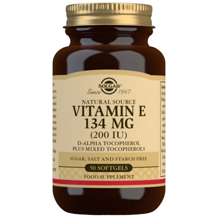 SOLGAR - Vitamin E 134 MG - 50un - 33984035003