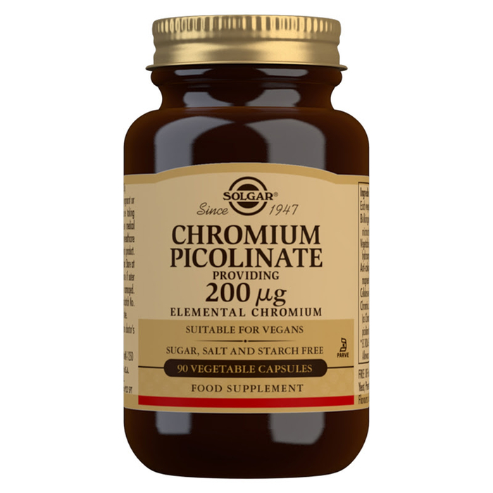 SOLGAR - Chromium Picolinate 200ug - 90un - 33984008663