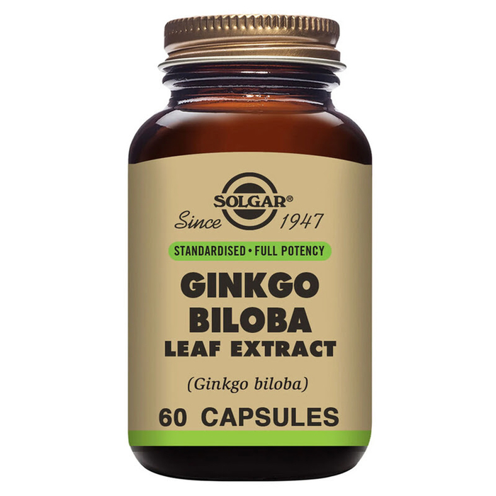SOLGAR - Ginkgo Biloba Leaf Extract - 60un - 33984041318