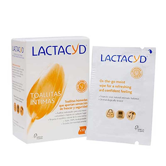 LACTACYD - Intimate Wipes - 10un - 8470003045278
