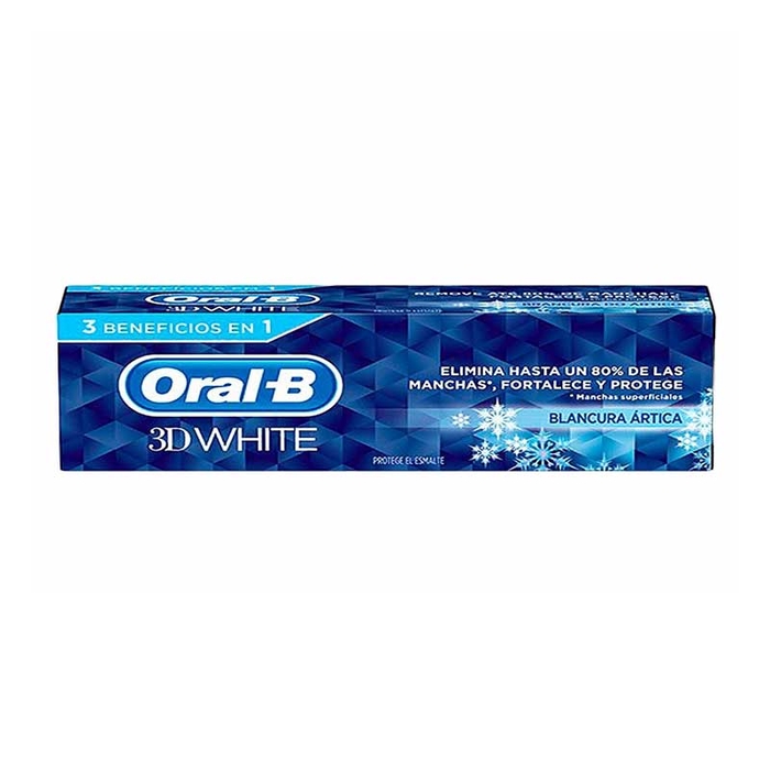 ORAL-B - Artic White Toothpaste 3D Model - 75ml - 8001090673800