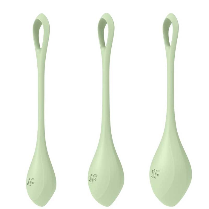 SATISFYER - Yoni Power 2 Balls Training Set - 3un - 4049369043866