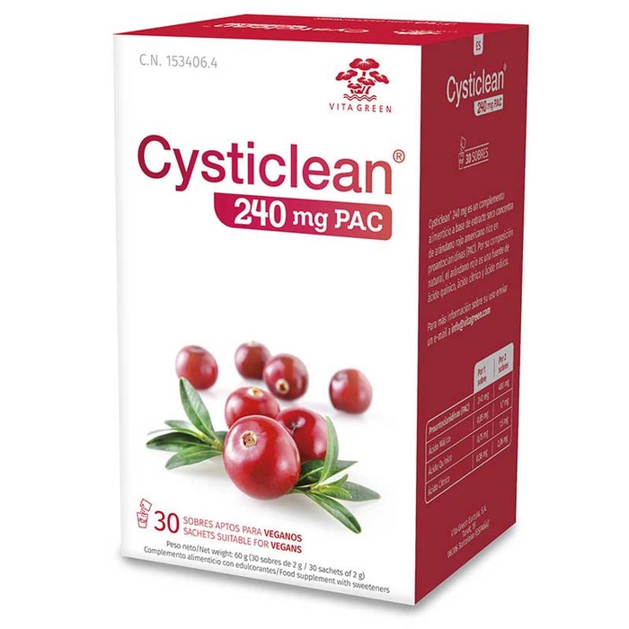 CYSTICLEAN - 240mg PAC - 30un - 8436031120141