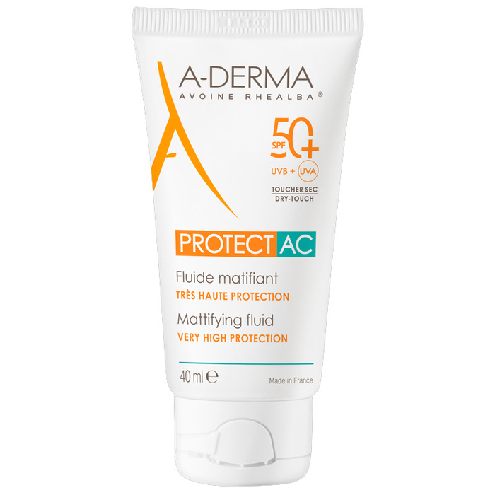A-DERMA - Protect AC Mattifying Fluid SPF50+ - 40ml - 3282770072754