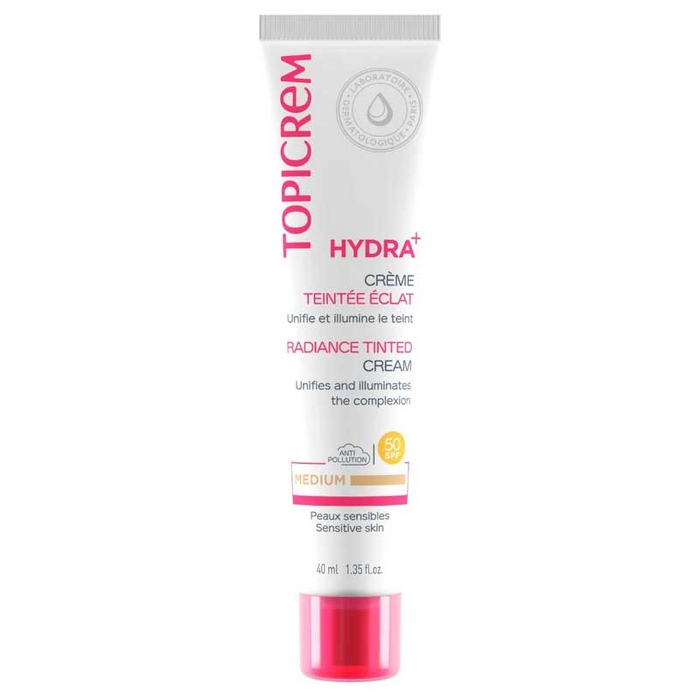TOPICREM - Hydra+ Tinted Cream SPF50 - Medium - 40ml - 3700281704853